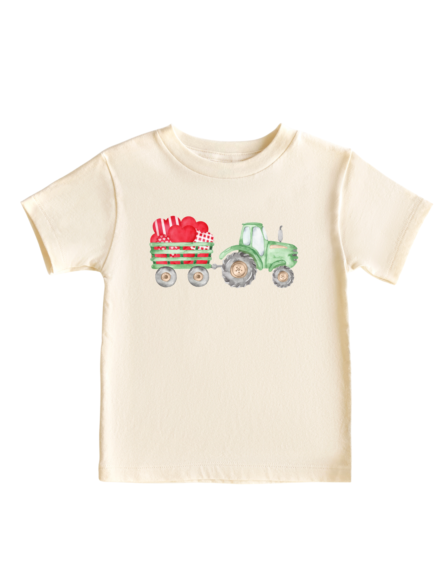 CONSTRUCTION HEARTS - KIDS TEE