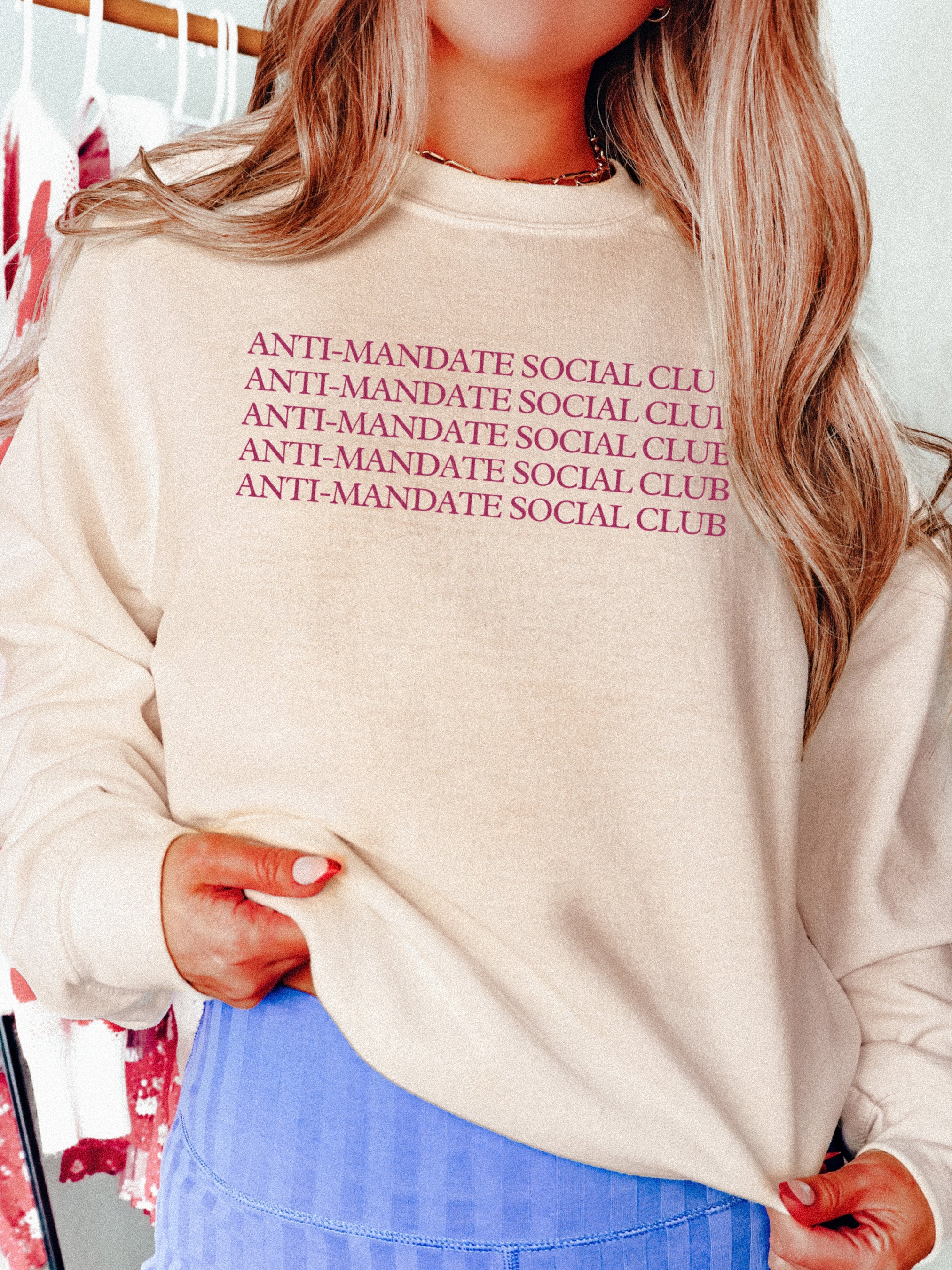 ANTI-MANDATE SOCIAL CLUB CREWNECK