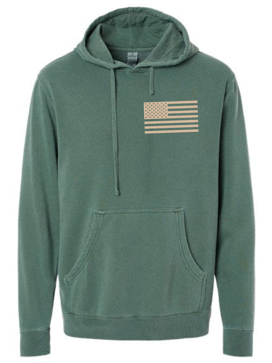 WASHED FLAG HOODIE