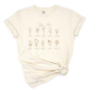 YOU ARE - BIBLE VERSE FLOWER TEE