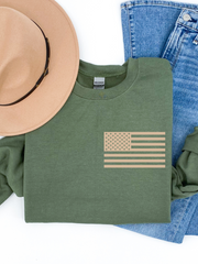 FLAG CREWNECK